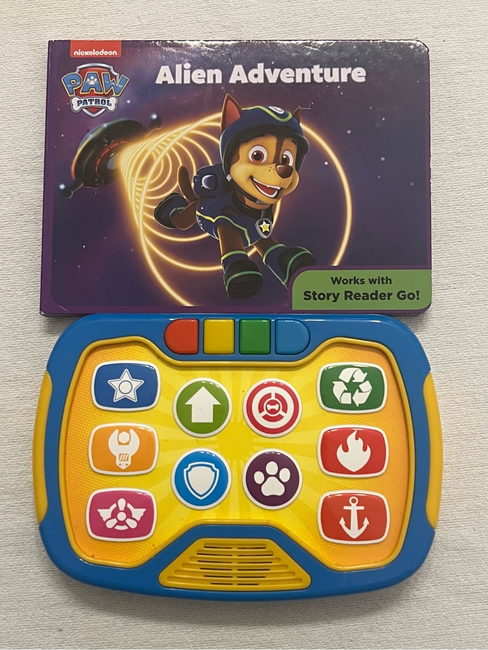 Paw Patrol Story Reader Go + Ruff Ruff Rhythms Interactive Book Bundle - Picture 3 of 5